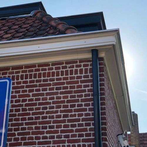 Foto van dakgoot in Schijndel Foto van dakgoot in Schijndel